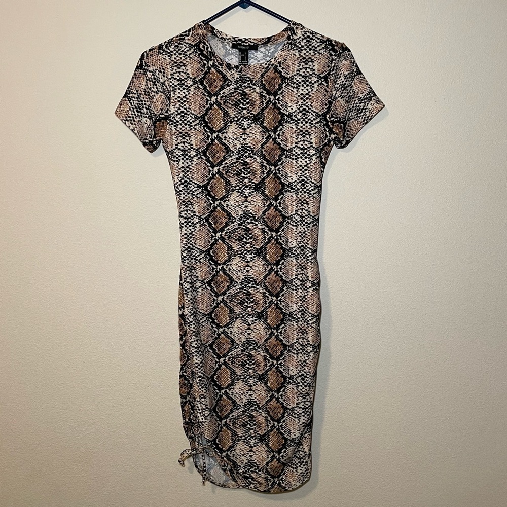 Snake skin dress